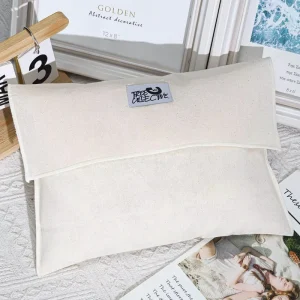 30*25Cm Organic Thin Cotton Muslin Envelope Bag with Label Clothes Handbag Wallet Dust Packing Custom Logo Printed Cotton Pouch