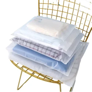 Antistatische Kleidung Zipperbeutel, staubdichter transparenter Bekleidungsverpackungsbeutel, wiederverwendbarer Slider-Ziplock-Beutel für Seidenkleidung