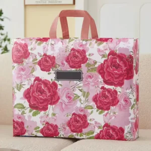 Bekleidung, Heimtextilien, Strickwaren, individuell, recycelbar, wiederverwendbare PP-Öko-Großverpackung, Geschenk-Tragetasche