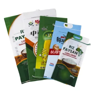 Túi BOPP Bọc Nhựa In Logo Tùy Chỉnh Túi Gạo Woven PP 5kg