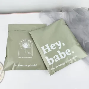 Biologisch abbaubare, umweltfreundliche Polymailer, individuell bedruckte Plastiktüten, Versandtaschen