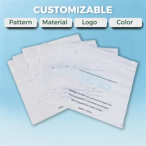 생분해성 소포 포장 의류 GRS 인증 지퍼 가방 맞춤형 인쇄 슬라이딩 방수 의류 포장 가방
