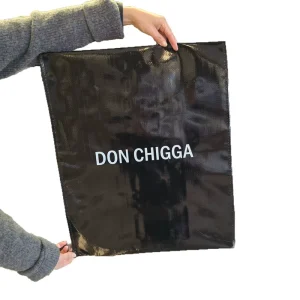 Bolsas Negras Tejidas para Embalaje de Entrega Exprés, Bolsas para Camisetas, Ropa de Otoño e Invierno, Bolsas de Embalaje Impermeables
