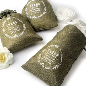 Sacs en jute biodégradables pour emballage de café, cacao, fèves, noix