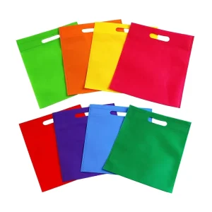 Farbige, flache, laminierte Vliesverpackungsbeutel