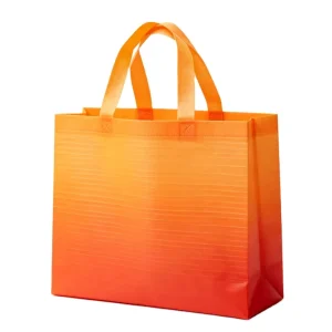 Tas Tote Non-Woven Cetak Berwarna Tahan Lama Logo Kustom Dapat Digunakan Kembali untuk Belanja dan Takeaway Tertutup Rapat Laminasi