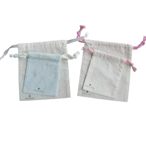 Bolsas de polvo de algodón para empaquetado de caramelos, ecológicas y reutilizables