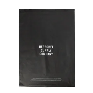Individuelle Bekleidungsbeutel mit Ziplock, schwarze Verpackungsbeutel, frosted Kleidungspackung, Einkaufstaschen mit Logos
