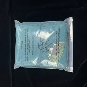 カスタム LDPE プラスチック衣類包装袋 クリア 環境に優しい リサイクル素材 ジッパー 衣類アクセサリー 靴下