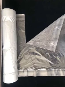 कस्टम लॉन्ड्री कपड़ों के पैकेजिंग रोल पारदर्शी LDPE प्लास्टिक गारमेंट बैग अलमारी और ड्राई क्लीनर के लिए कस्टम इको फ्रेंडली बैग
