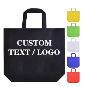 Individuell bedruckte, nicht gewebte, laminierte Taschen, wiederverwendbare Stofftragetasche, nicht gewebte Tasche mit Logo