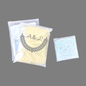 Individuelle Verpackungstaschen für Kleidung, wasserdichte matte Verpackungstasche für Kleidung, Polybeutel mit Logo-Druck