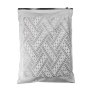 Benutzerdefinierte Verpackungstaschen für Bekleidung wasserdichte matte Verpackungstasche für Bekleidung mit Logo-Druck T-Shirt Bekleidungs-Ziplock-Taschen