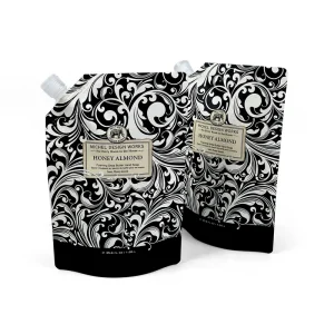 Benutzerdefinierte Kunststoffverpackung Ausgießbeutel 500ml 1L 2L Waschmittelbeutel Waschmittel Flüssigkeitstasche