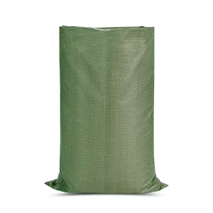 Túi poly dệt xanh in tùy chỉnh, bao bì mạnh mẽ có thể tái sử dụng cho các ứng dụng