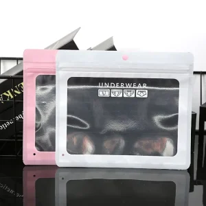Túi ziplock nhựa in tùy chỉnh, túi đóng gói quần áo đồ lót có logo