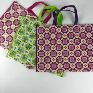 Sac fourre-tout recyclable personnalisé, sac de plage, style de vie, sac de shopping, exportation directe d'usine, sac non tissé en vrac