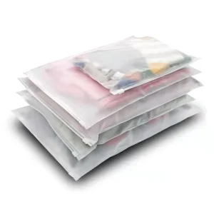 Maßgeschneiderte kleine Verpackungsbeutel, Garment-Reißverschlussbeutel, durchsichtige Verpackungsbeutel