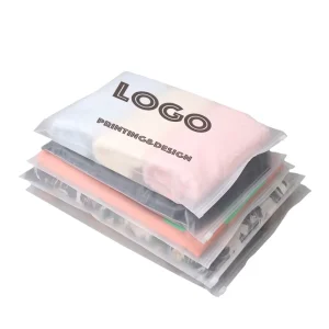 カスタム透明自己封止再利用可能プラスチック衣類包装ジッパーバッグ（カスタムロゴ付き）