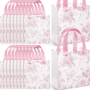 Saco Tote Não Tecido Personalizado Laminado Promocional com Impressão por Sublimação a Calor, Cor Personalizada, Design Personalizado, Zíper Portátil