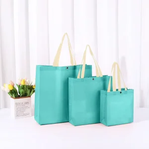 Saco Tote Personalizável Reutilizável e Ecológico, Impermeável, com Selagem a Quente, Tecido Não Tecido de 80g