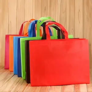 Gepersonaliseerde Eco Vriendelijke Herbruikbare Tas met Logo Gerecycled Non Woven Verpakkingstas