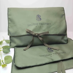 Individuelle umweltfreundliche Baumwollumschlagtasche mit Zugverschluss für Kleidung, Sockenverpackung, recycelbar, individuelle Farben und Größen