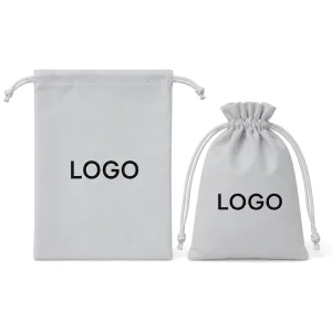 Сумка сdrawstring из холста с индивидуальным логотипом, мешок для подарков из 100% хлопка с двойным шнурком