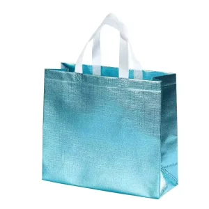 Aangepaste Luxe Recyclebare Nonwoven Winkel Tas met Handlengte Handvat Zeefdruk voor Kaars & Ambacht Geschenkverpakking