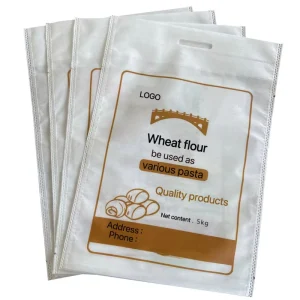 Aangepaste Non-woven Stof Meelzak - Rijstzak - Voedselveilige Verpakkingszak 5kg 10kg