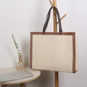 Benutzerdefinierte Einkaufstasche aus Vliesstoff für Bekleidung mit Schlaufen, Tragetasche, Geschenkverpackung, Siebdruck, Einkaufstasche, Heißsiegelung