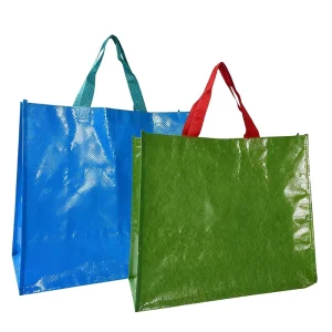 Individuell verpackte gewebte Taschen aus PP-Material, verstärkt, für Logistik, gewebte Taschen Fabrik