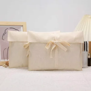 Customized Soft Cotton Dust Bag Ribbon Packaging Environmentally Friendly Cartoon Storage Envelope Rope for Gift Use