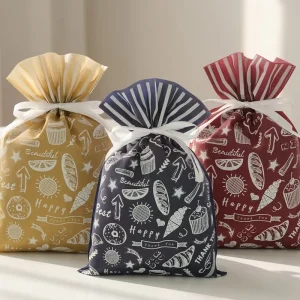 Kantong Packing Harian & Kerajinan dari Kain Non Woven Ramah Lingkungan Berwarna, Kantong Logo Kustom yang Dapat Terurai