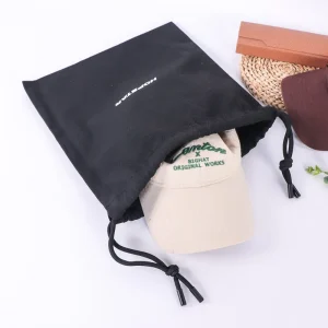 Umweltfreundliche Stoffverpackungstasche, individuell gestaltete Staubtasche für Hüte, Kappen, Kleidung mit Kordelzug