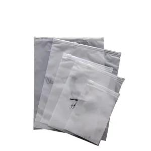 Umweltfreundliche große frosted individuelle Reißverschlussverpackungsbeutel für Bekleidungsmarken