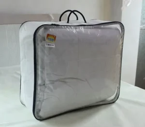 Umweltfreundliche textile PVC Verpackungstasche mit Stickerei, recycelbare Quilt-Verpackungstasche