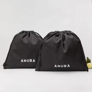 Sacchetto regalo in cotone muslin ecologico, personalizzato, in cotone organico con cordoncino, riciclabile per frutta, riso e farina
