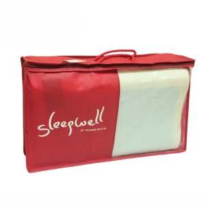 Bolsa de cama no tejida ecológica de PVC para embalaje de almohadas con asa de cuerda