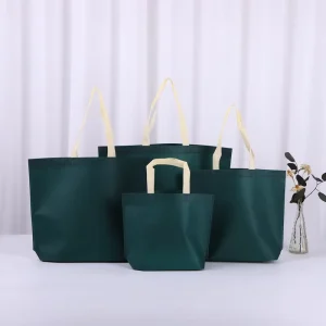 Umweltfreundliche Textilverpackung, Geschenkverpackungstasche, recycelbare faltbare Einkaufstaschen mit Logos, Vliesstofftasche