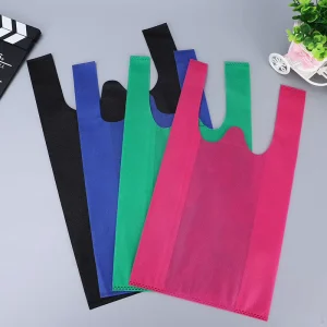 Stoffwerbung PP Vliesstofftaschen, Vliesstoff T-Shirt, Vliesstoff-Tragetaschen