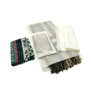 Fabrik 40g Papier Glassine Beutel kompostierbare Bekleidungsverpackung Glassine transparente Papiertüte