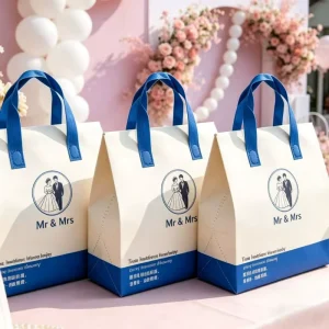 Fabrieksdirect Niet-geweven Tas Grote Capaciteit Met Gusset Herbruikbare Winkeltas Bulk Voor Bruiloft Promotionele Giveaway