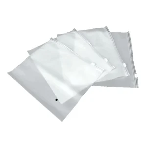 Matte ritszak, plastic verpakkingszakken, stoffen verpakkingen met rits voor kleding, poly draagzakken