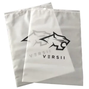 Frosted Ritszak voor Kleding, Garment, Badmode, Sokken Verpakking EVA T-shirt Zak 100 stuks MOQ
