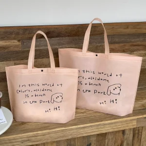Zware non-woven tassen beschikbaar met aangepaste bedrukking van logo's, ontwerpen en tekst met een lage minimale bestelhoeveelheid