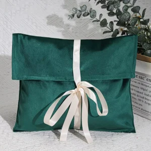 Túi phong bì nhung mềm cao cấp để đóng gói, túi xách, in logo tùy chỉnh, lưu trữ quần áo, túi nhung