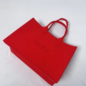 Hochwertige modische Filztasche Geschenktasche recycelbare Einkaufstasche Textilverpackung Filztasche