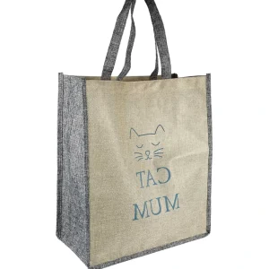 High Quality Jute Bag with Thick Handle Customizable Size Pattern Directly From Chinese Factory
