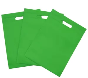 Bolsa de compras no tejida de alta calidad, bolsas no tejidas de corte en D